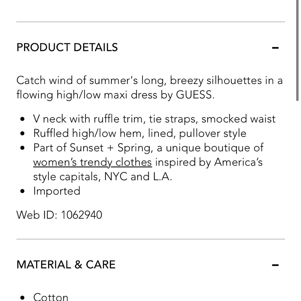 GUESS
Chiffon Ruffle Maxi Dress - Picture 3 of 5